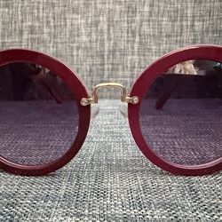 Miu Miu MU 13NS round sunglasse