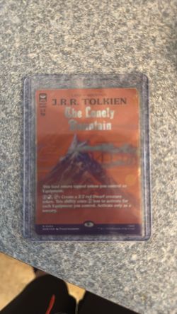 The Lonely Mountain Book Cover Surge Foil