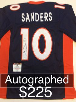 Will trade Emanuel Sanders SIGNED Jersey for Acoustic Guitar in great shape!