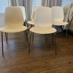 White IKEA Chairs