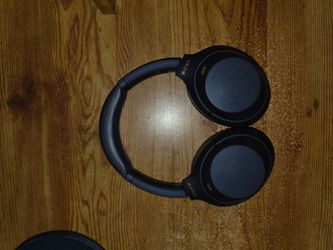 Sony WH-1000XM4 Noise Cancelling Headphones Blue w/ Case