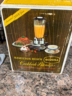 Vintage 1950s Hamilton Beach Scovill Cookbook Blender Model 211 – New