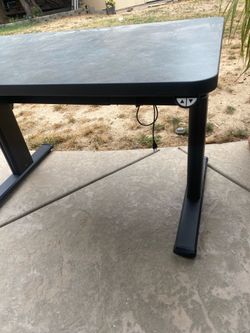 powered desk.  up/down.