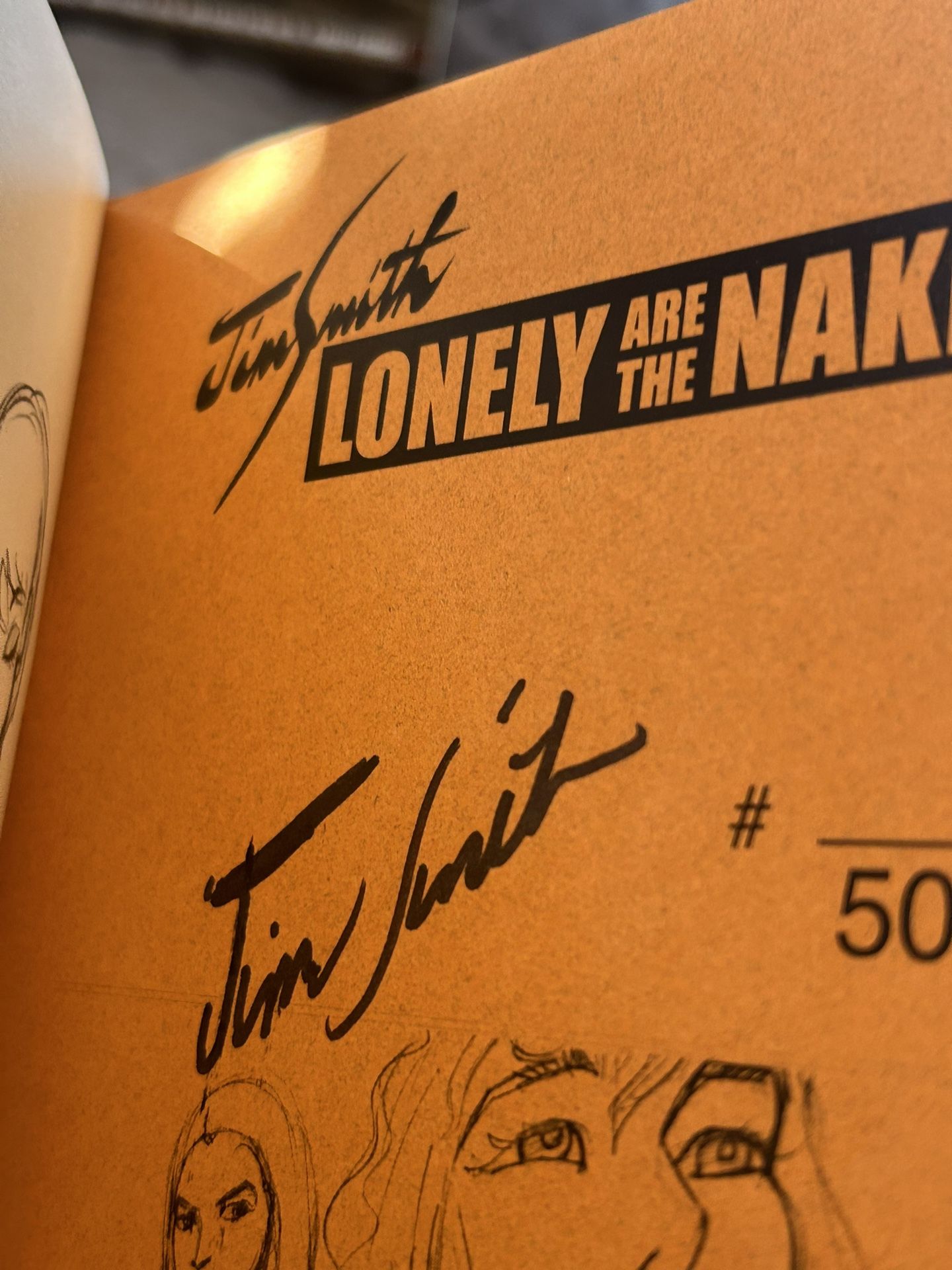 AUTOGRAPH COMIC BOOKS