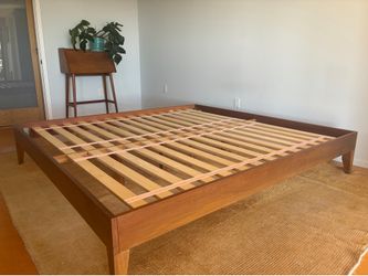 West Elm Midcentury Queen Bed Frame