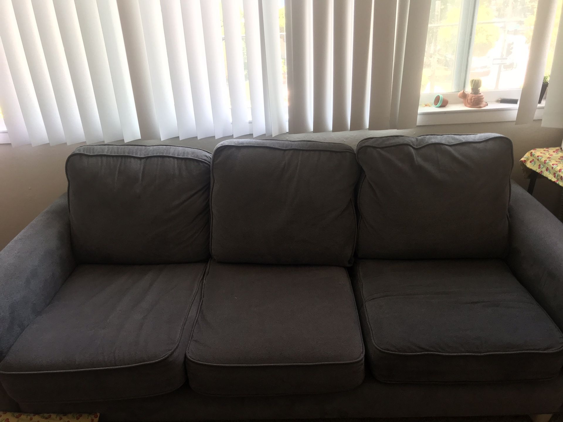 grey couch!