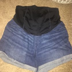 Maternity Jean Shorts 