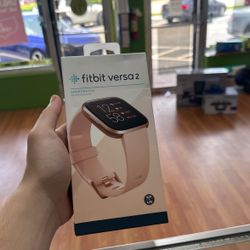 Fitbit Versa 2 Health & Fitness Smartwatch - Petal /Copper Rose Aluminum Brand New 