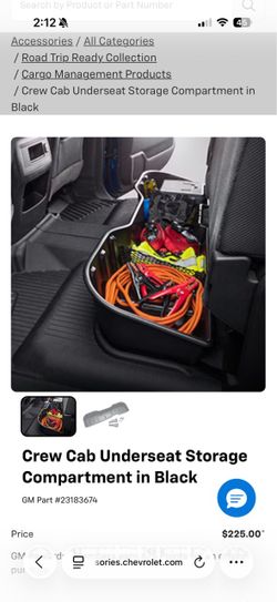 Silverado / Sierra  under seat storage