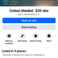 Cotton Blanket/VAPORIZER/FOOT SPA