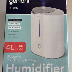 Brand New Geniani Huron Humidifier - Factory Sealed
