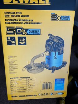 DeWalt 8-Gallon Stainless Steel Wet/Dry Vac