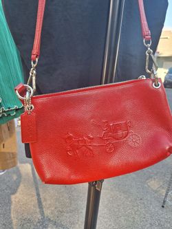 Coach purse - red