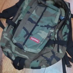 Supreme SS13 Camo Backpack Used