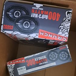 Crunch Speakers X4 Full Set 
