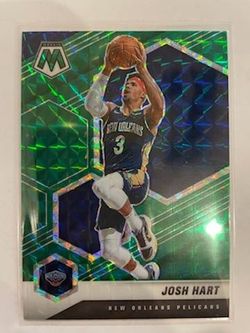2020-21 Panini Mosaic Josh Hart Green Prizm New Orleans 

