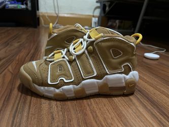 Nike Air More Uptempo GS "Wheat” - Size 13c