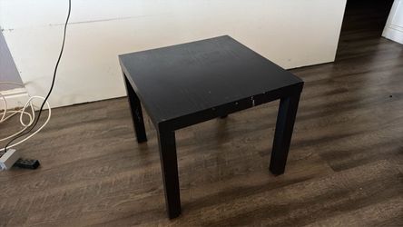 Black Square Side Table