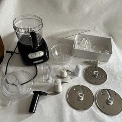 KitchenAid KFP750OB1 12-Cup Black Food Processor & Accessories Blades