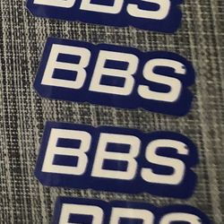 BBS Decal Set Of 4