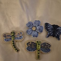 VINTAGE CERAMIC BUTTON COVERS