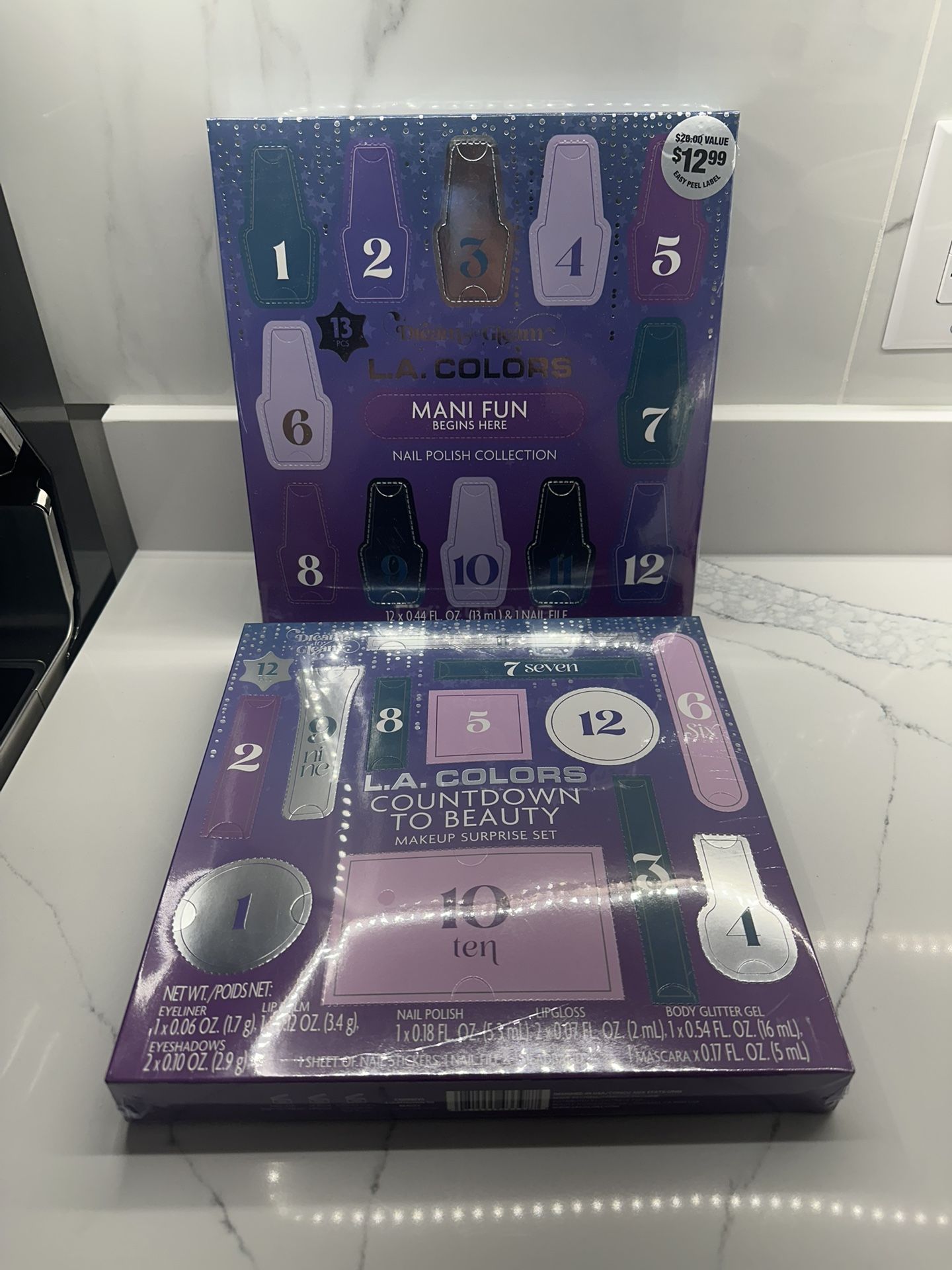 LA Colors Countdown To Beauty Christmas Gift Sets