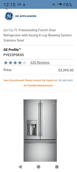 GE French door keurig model