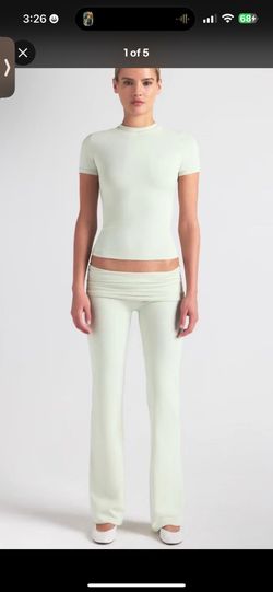 Skims Cotton Jersey Folder over Pant