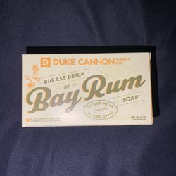 BRAND NEW - Duke Cannon Bay Rum 10 oz Bar Of Soap