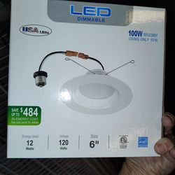 Dimmable LED  Plug In Can Lights 100 Watts