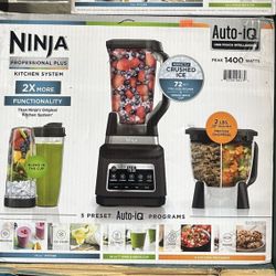 NINJA PROFESSIONAL PLUS KITCHEN SYSTEM + Food Processor 