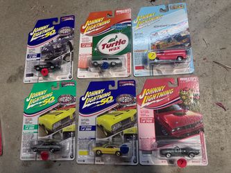 Johnny Lightning Die-Cast Cars Lot of 6
