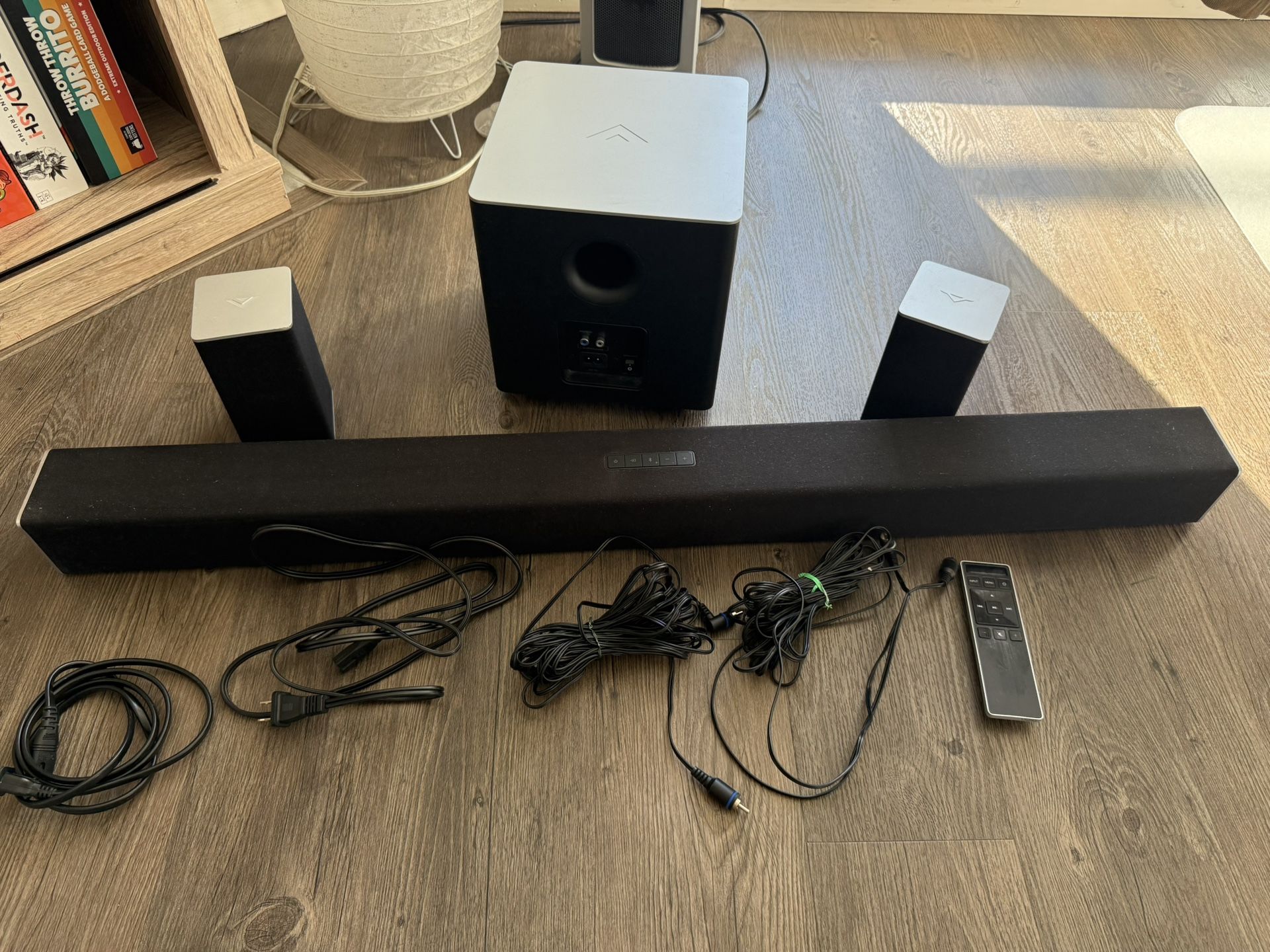 Vizio 5.1 Surround Sound System (soundbar, subwoofer, rear speakers)