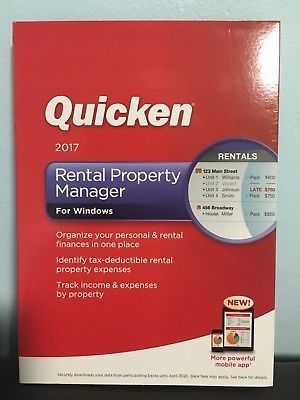 Quicken 2017 Rental Property