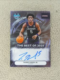 Tarris Reed Jr 2025-26 Bowman U Best The Best Of 2025 Autographs #BA-TR
(San Antonio Spurs New Rookie Power Forward Who Was 26th Overall Pick In 2026 