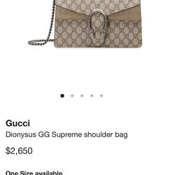 Gucci Dionysus GG Supreme shoulder bag