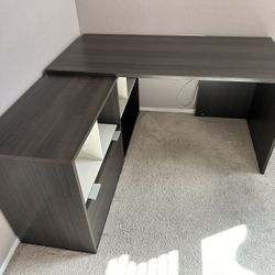 Bestar L-shape Storage Desk