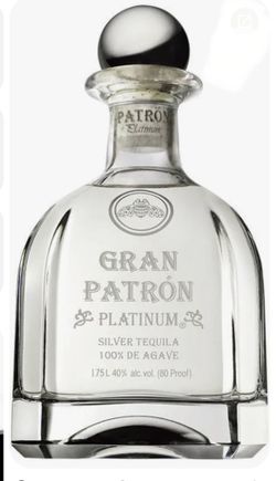 1.75 Gran Patron Empty Bottle and box
