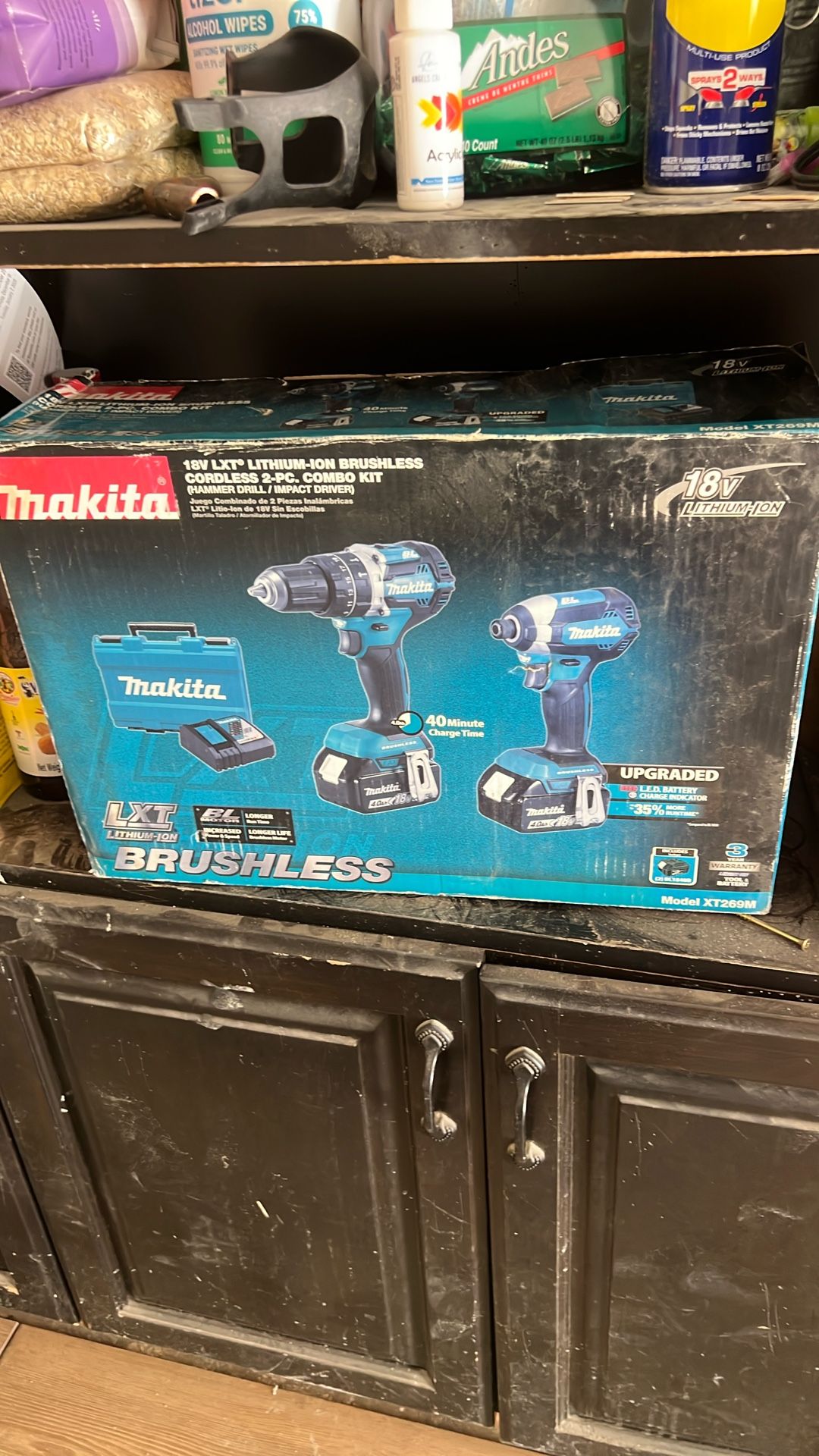 Makita Lxt Lithium Ion Brushless Cordless 2 Pc Combo Kit