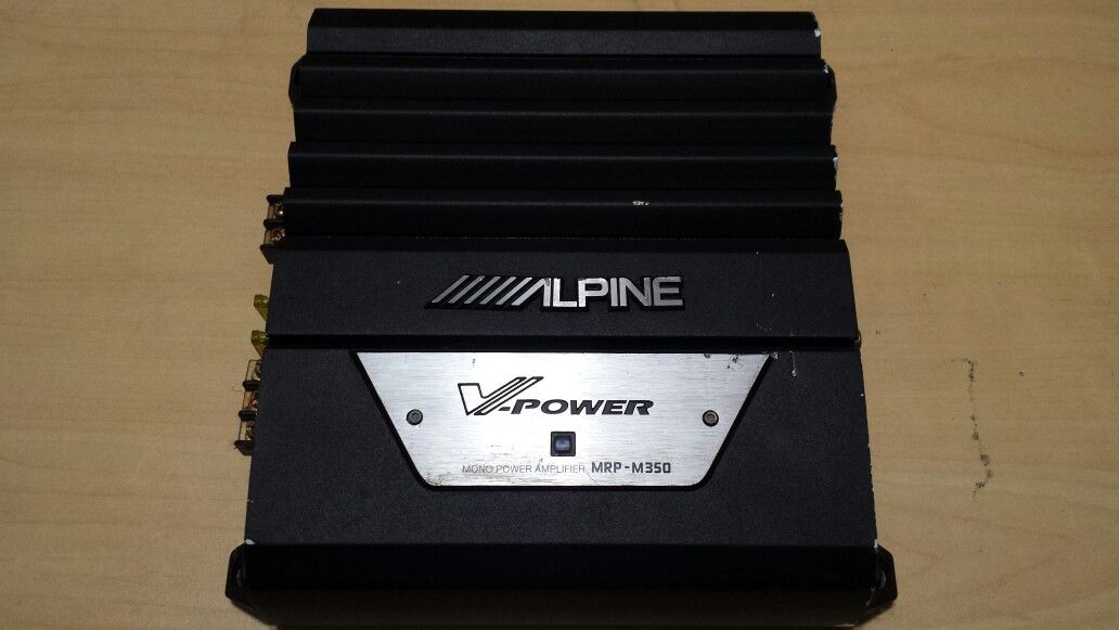 Alpine mrp-m350 amplifier