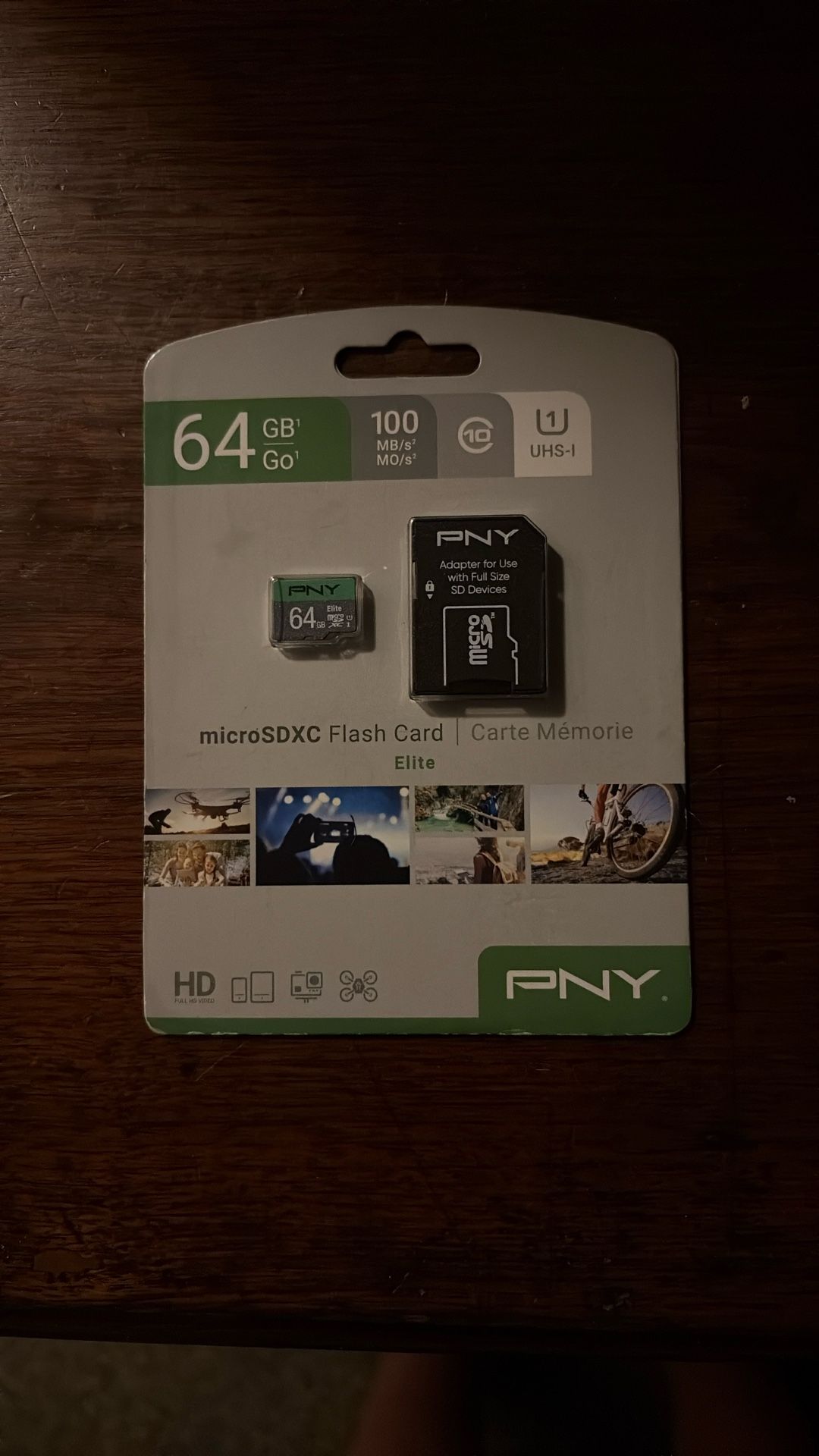 PNY MicroSDXC Flash Card 64gb
