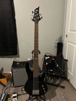ESP LTD B-55 5 string bass