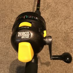 Zebco 808 Spincast rod and reel