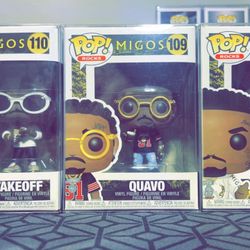 Funko Pop! Rocks: Migos - Offset #108Vinyl Figure + Protector  Funko POP Rocks Figure: Migos #109 Quavo BRAND NEW IN BOX  Funko Pop! Music Rocks Migos