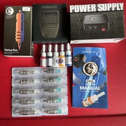 Worm Hole Tattoo Pen & Accessories  