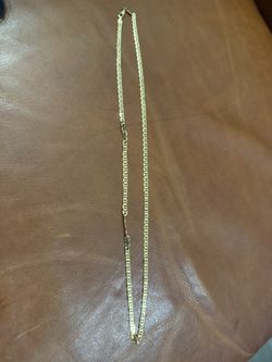 NEW 14k Gold Plated Mariner Chain