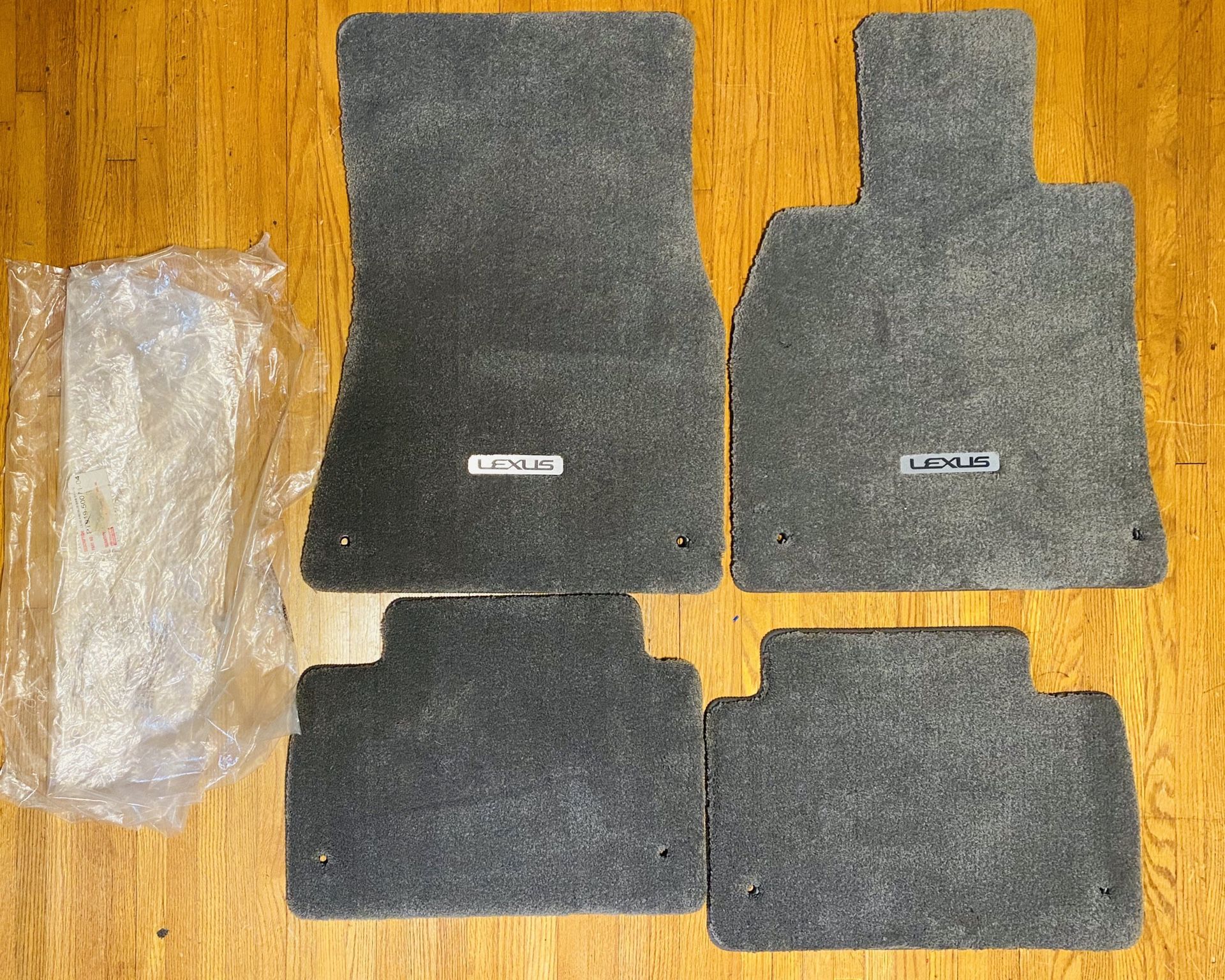 Floor Mat 4 Piece Lexus LS460 Dark Grey 7-12 OEM AWD Premium Mat PT919-50071-04