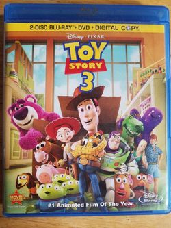 Toy story 3 BluRay DVD combo
