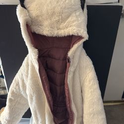 Reversible girls, snow jacket