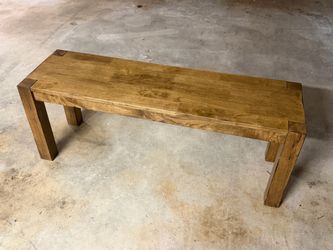 Rustic Wood Bench - 48 inches